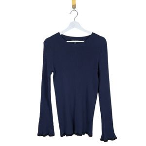 Banana Republic Ribbed Flare Sweater Size Large